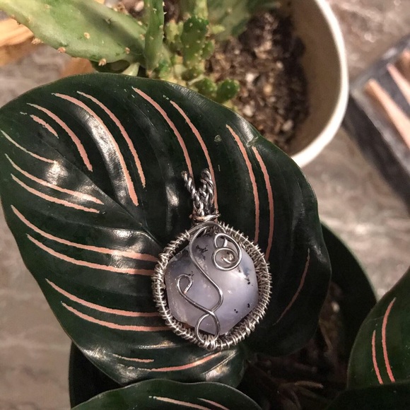 Dendritic agate pendant - Picture 4 of 4